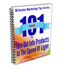 Books 101 tips to turn out info product at the speed of light